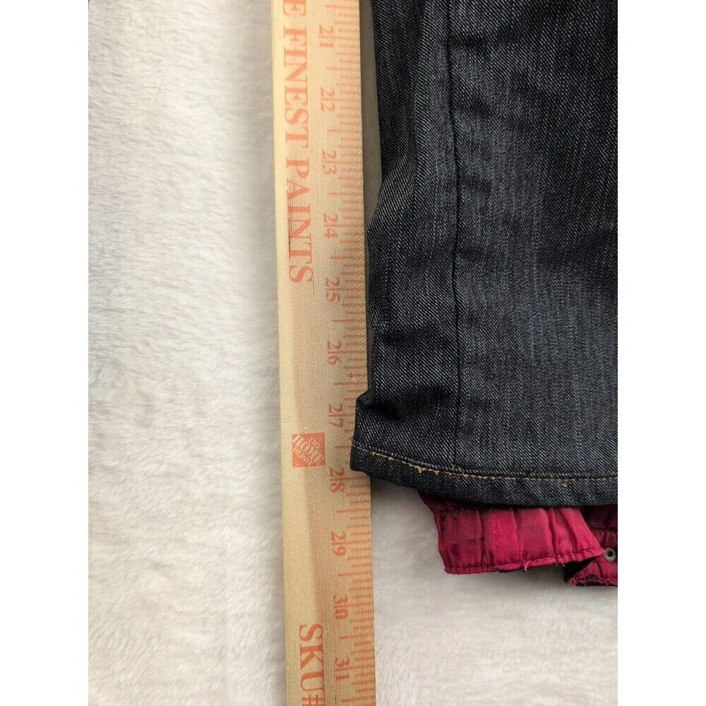 Aperture Slim Fit Denim Look Snowboard Pants 10,000 MM Waterproofing Men's Small
